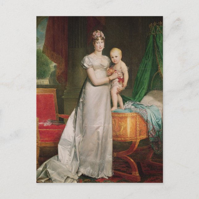 Marie Louise und der König von Rom Postkarte (Vorderseite)