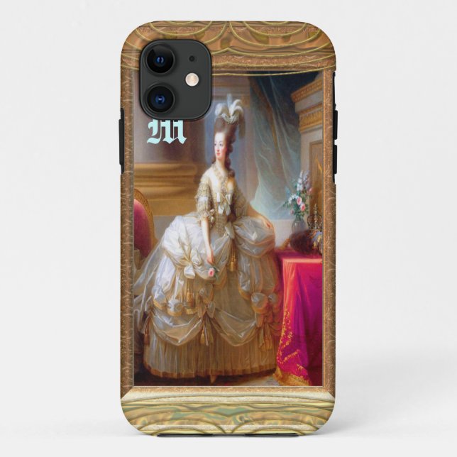 Marie Monogramm Case-Mate iPhone Hülle (Rückseite)