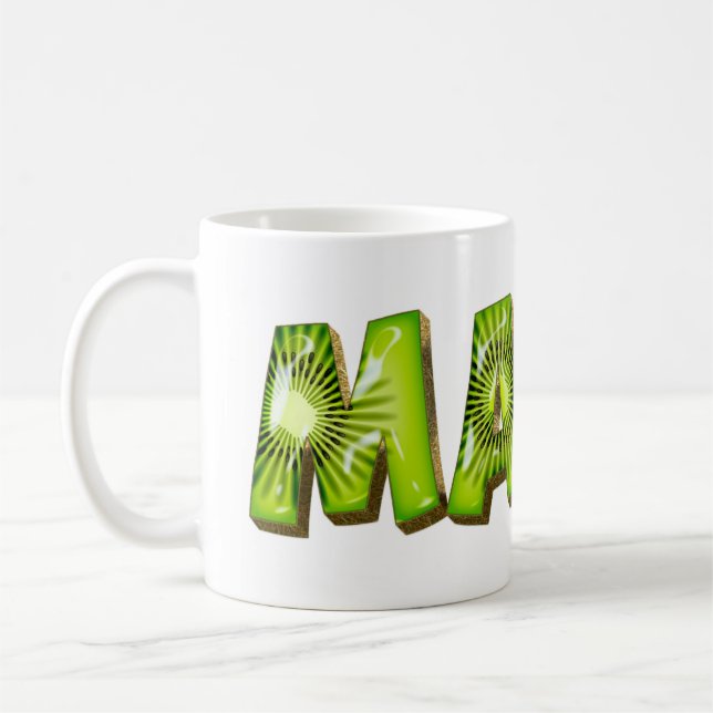 Marie Name Kiwi Style Tasse Teetasse Kaffeetasse (Links)