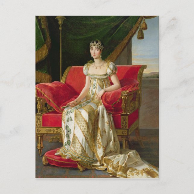 Marie Pauline Bonaparte Princess Borghese, 1808 Postkarte (Vorderseite)