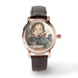 Marie-Portrait (Niedliches Jungmädchen) Armbanduhr