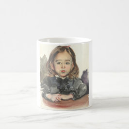 Marie-Portrait (Niedliches Jungmädchen) Kaffeetasse