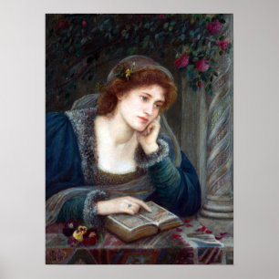 Marie Spartali Stillman Beatrice Poster