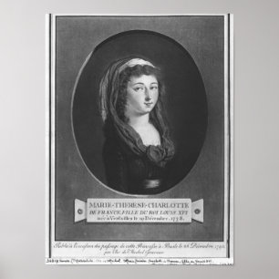 Marie-Therese-Charlotte de France, 17 Poster