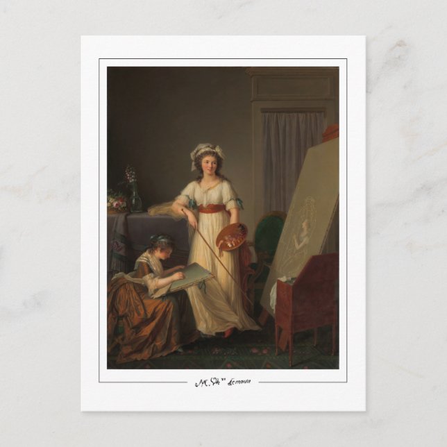 Marie-Victoire Lemoine #1 - Kunsthistorkarte Postkarte (Vorderseite)