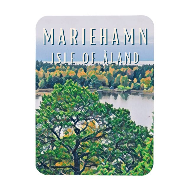 Mariehamn, Åland Magnet (Vertikal)