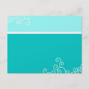 Marielle Shimmer Bat Mitzvah Wedding RSVP Karte