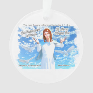 Marienerscheinung in den Himmel Ornament