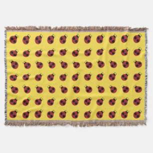 Marienkäfer 60er Retro cool rot gelb Decke