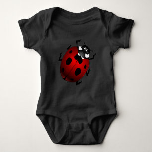 Marienkäfer Baby-Shirts Marienkäfer Baby Kapuzenpu Strampler