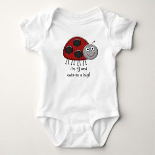 Marienkäfer-Babyshirts Baby Strampler