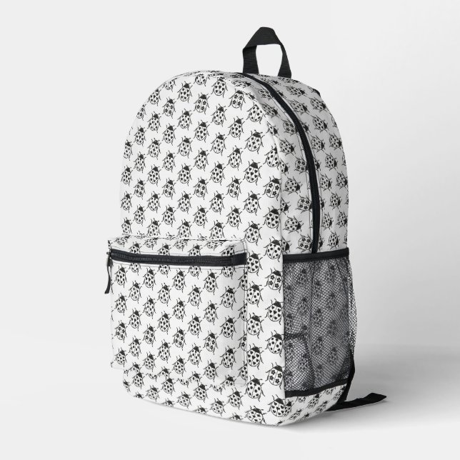 Marienkäfer Bedruckter Rucksack (Rückseitige Ecke Rechts)