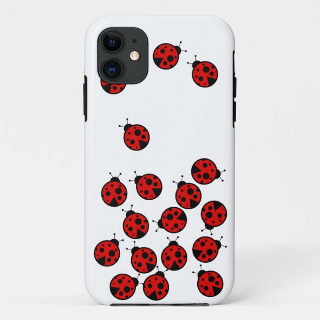Marienkäfer Case-Mate iPhone Hülle (Rückseite)