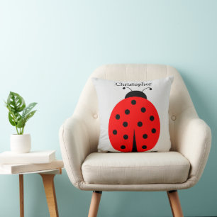 Marienkäfer Design Personalisiert Kissen