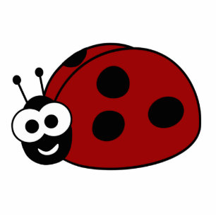 Marienkäfer Freistehende Fotoskulptur