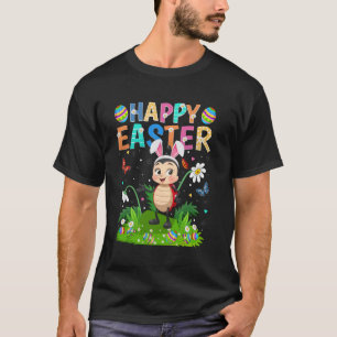 Marienkäfer Frohe Ostern Eierjagd Bunny Ohr Ostern T-Shirt