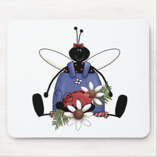 Marienkäfer-Garten Mousepad