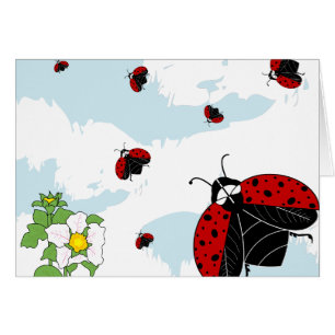 Marienkäfer im Flug