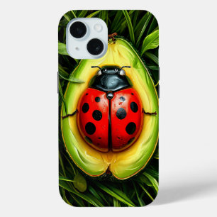 Marienkäfer in Avocado Frucht Ästhetik Essen Tier Case-Mate iPhone Hülle