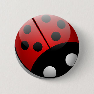 Marienkäfer-Knopf Button