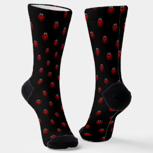 Marienkäfer-Kunstsocken Süße Marienkäfer-Socken An Socken