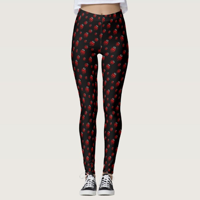 Marienkäfer-Leggings-niedliche Leggings (Vorderseite)