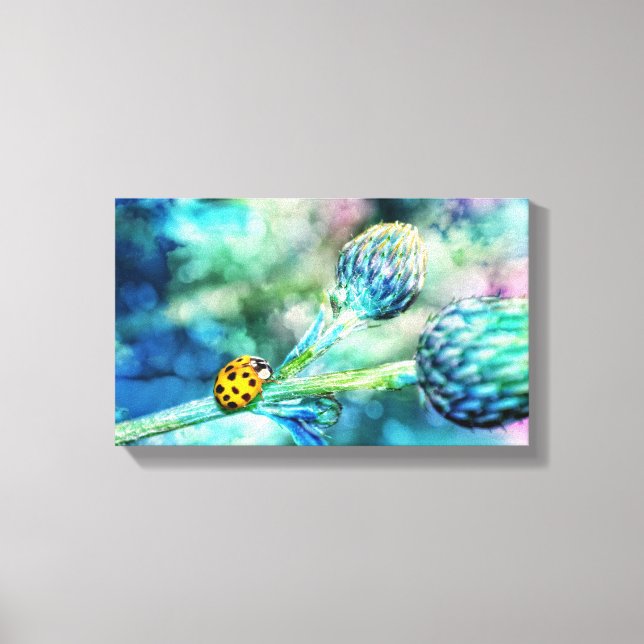 Marienkäfer Leinwanddruck (Vorderseite)