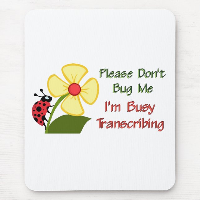 Marienkäfer M.Ü. Mousepad (Vorne)