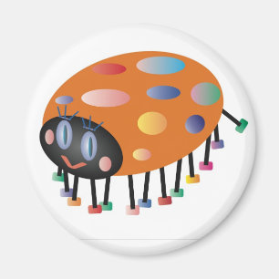 MARIENKÄFER-MAGNET VON JIM MALTESISCH MAGNET
