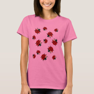 Marienkäfer-Marienkäferkaskade T-Shirt
