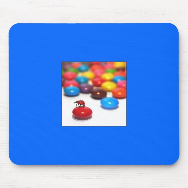 Marienkäfer-Mausunterlage Mousepad (Vorne)