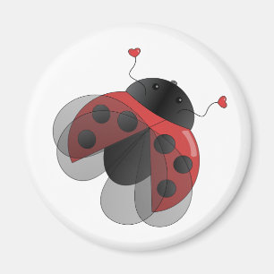 Marienkäfer mit Opern Flügeln Magnet