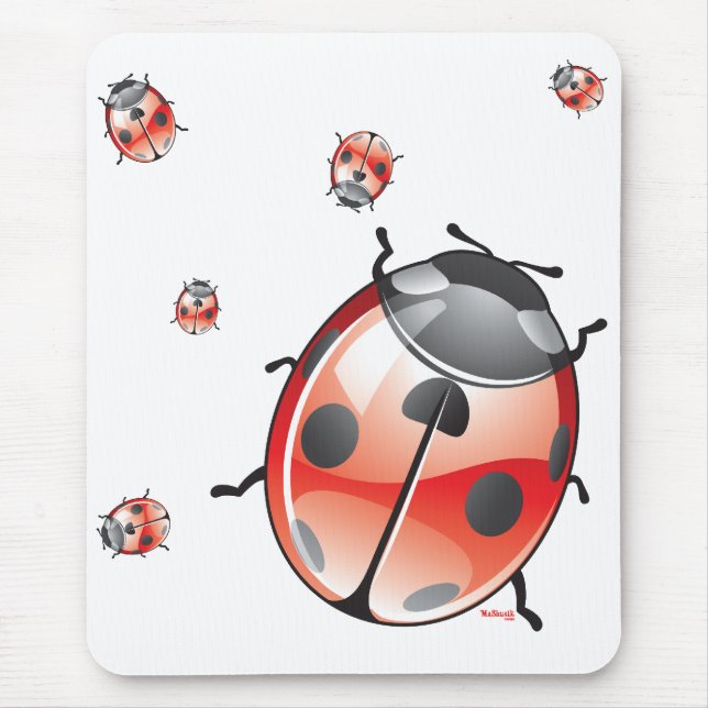 Marienkäfer Mousepad (Vorne)
