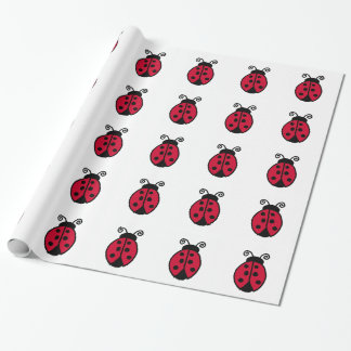 Marienkäfer-Packpapier Geschenkpapier