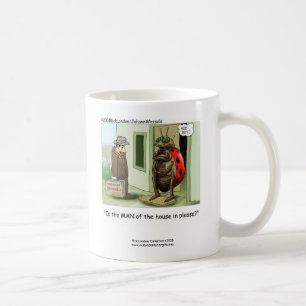 Marienkäfer Probleme Cartoon Auf Hochwertiger Kaff Tasse