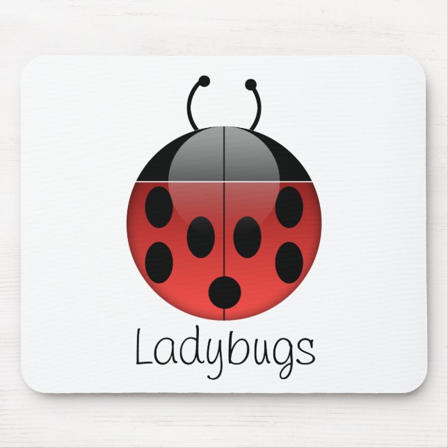 Marienkäfer-Reihe 2 Mousepad (Vorne)