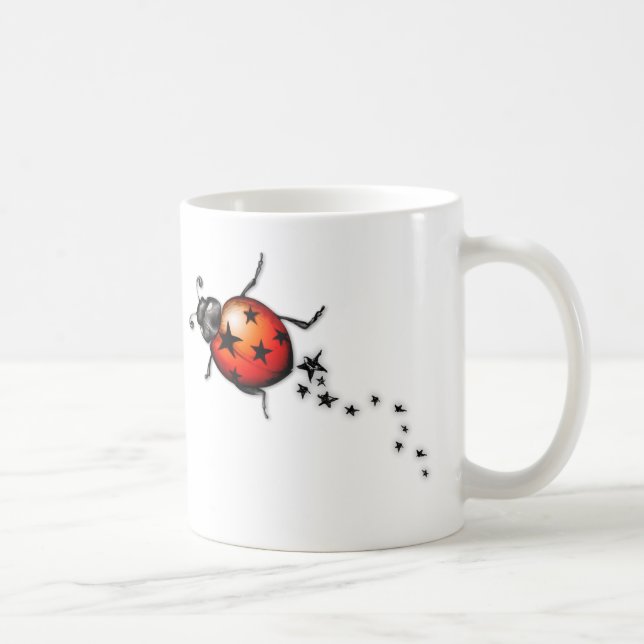 Marienkäfer Rockstar Tasse (Rechts)
