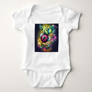 Marienkäfer-Roller-Disco-Baby-Body Baby Strampler
