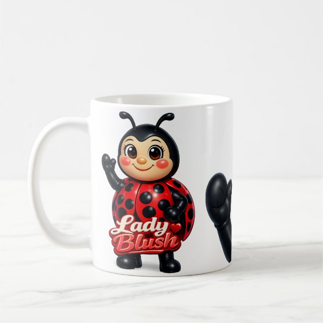 Marienkäfer-Rot-Serie Kaffeetasse (Links)