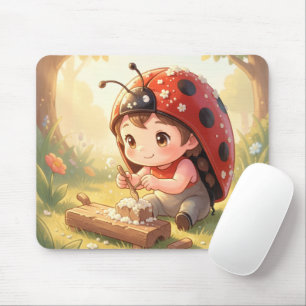 Marienkäfer und das verborgene Nektarkönigreich Mousepad