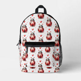 Marienkäferliebe Bedruckter Rucksack