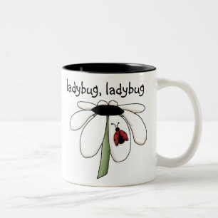 Marienkäfermarienkäfer Zweifarbige Tasse