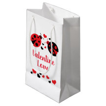 Marienkäfervalentine-Liebe-Geschenk-Tasche