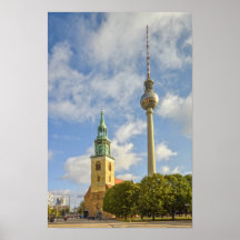 Marienkirche, Berlin, Deutschland, Fernsehturm