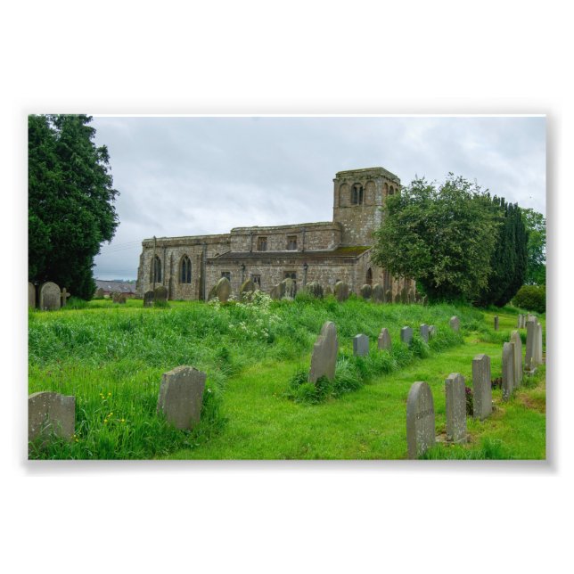 Marienkirche, Leake North Yorkshire Heritage Fotodruck (Vorne)