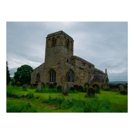 Marienkirche, Leake North Yorkshire Heritage Poster