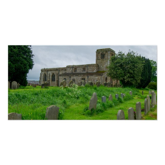 Marienkirche, Leake North Yorkshire Heritage Poster (Vorderseite)