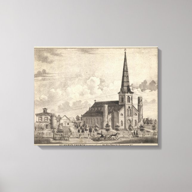 Marienkirche Leinwanddruck (Vorderseite)