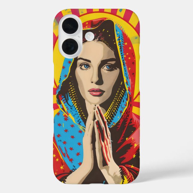 Marienreligiöse Kunst - Pop Case-Mate iPhone Hülle (Rückseite)