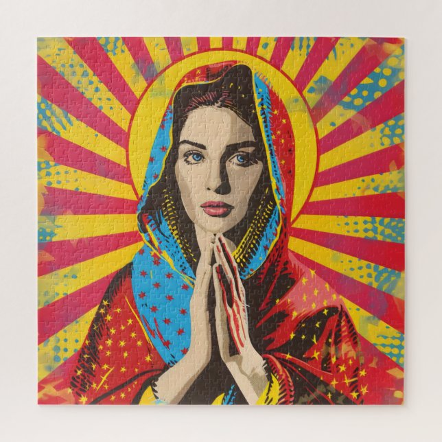 Marienreligiöse Kunst - Pop Puzzle (Vertikal)